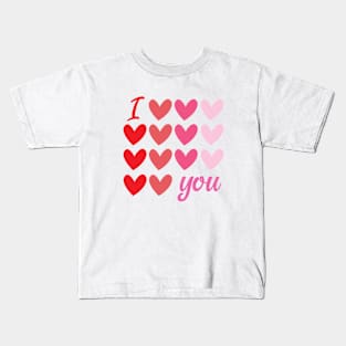 I Love you very much Kids T-Shirt